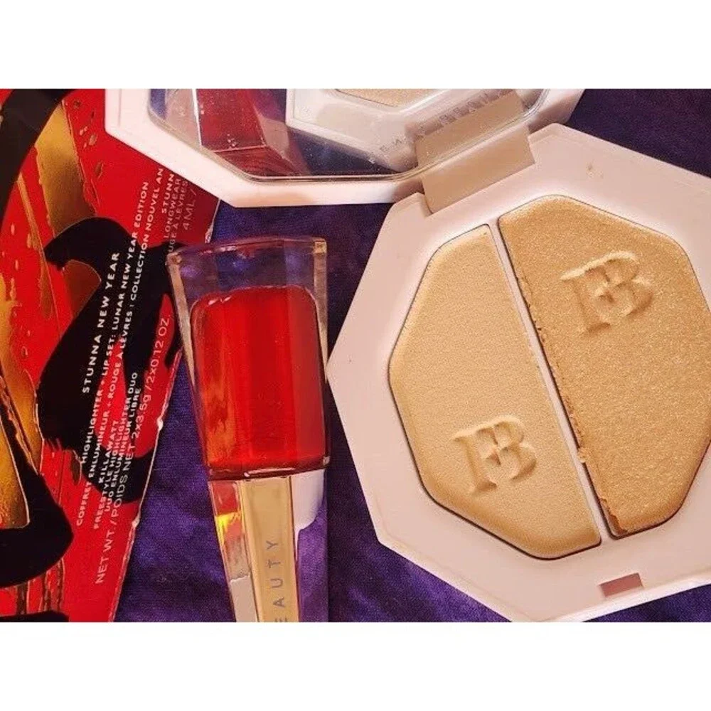 FENTY Rihanna Stunna New Year Killawatt Highlighter Duo Stunna Lip Paint Box Set